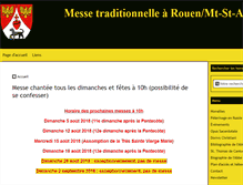 Tablet Screenshot of messe-tradi-rouen.com